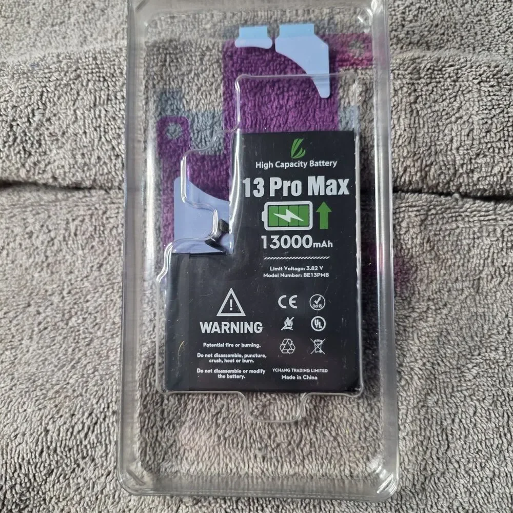 LL Trader High Capacity  13000mAh Battery Model BE13PMB for iPhone 13 Pro Max